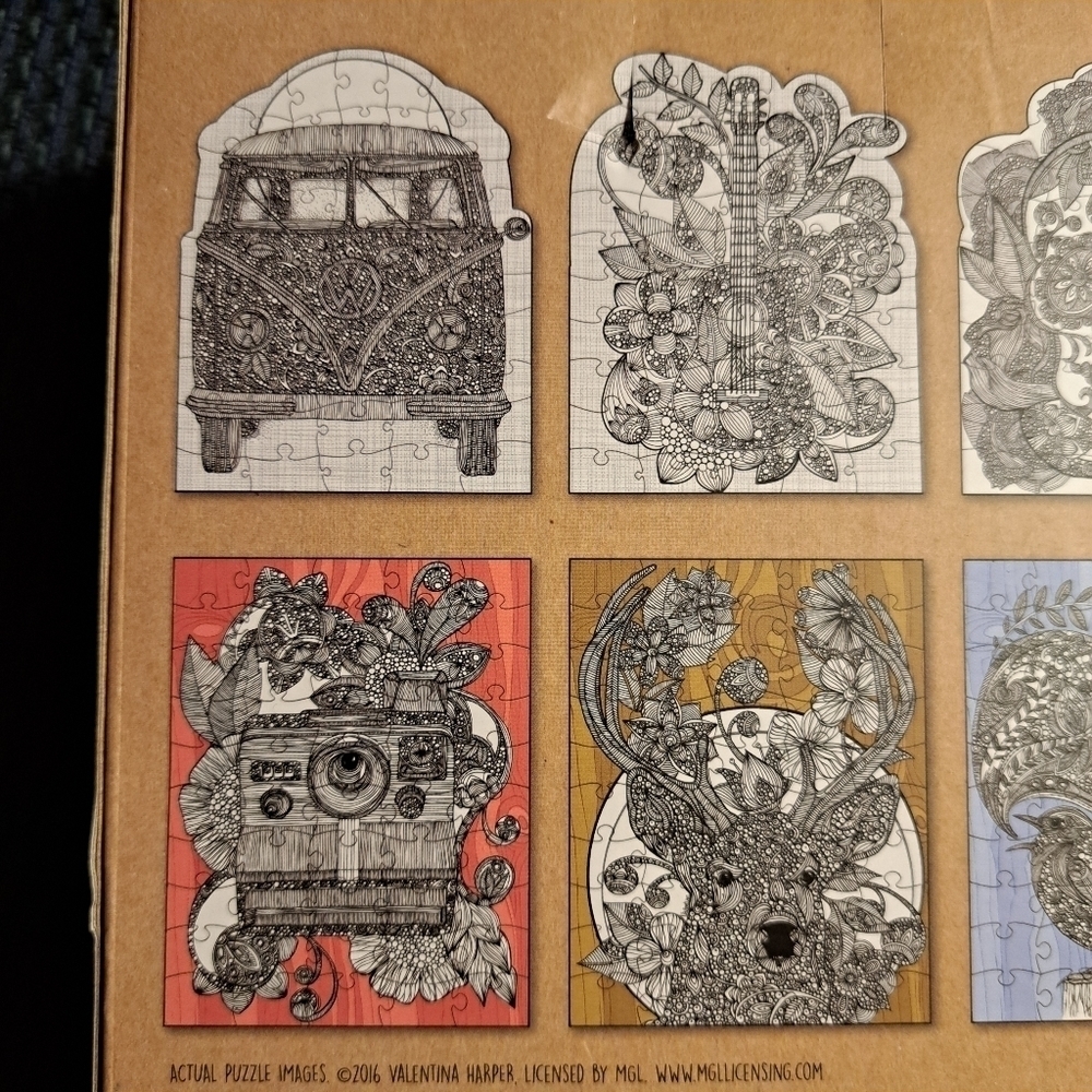 Color your own puzzles 8 puzzles & 24 Crayola pencil crayons - Picture 4 of 6